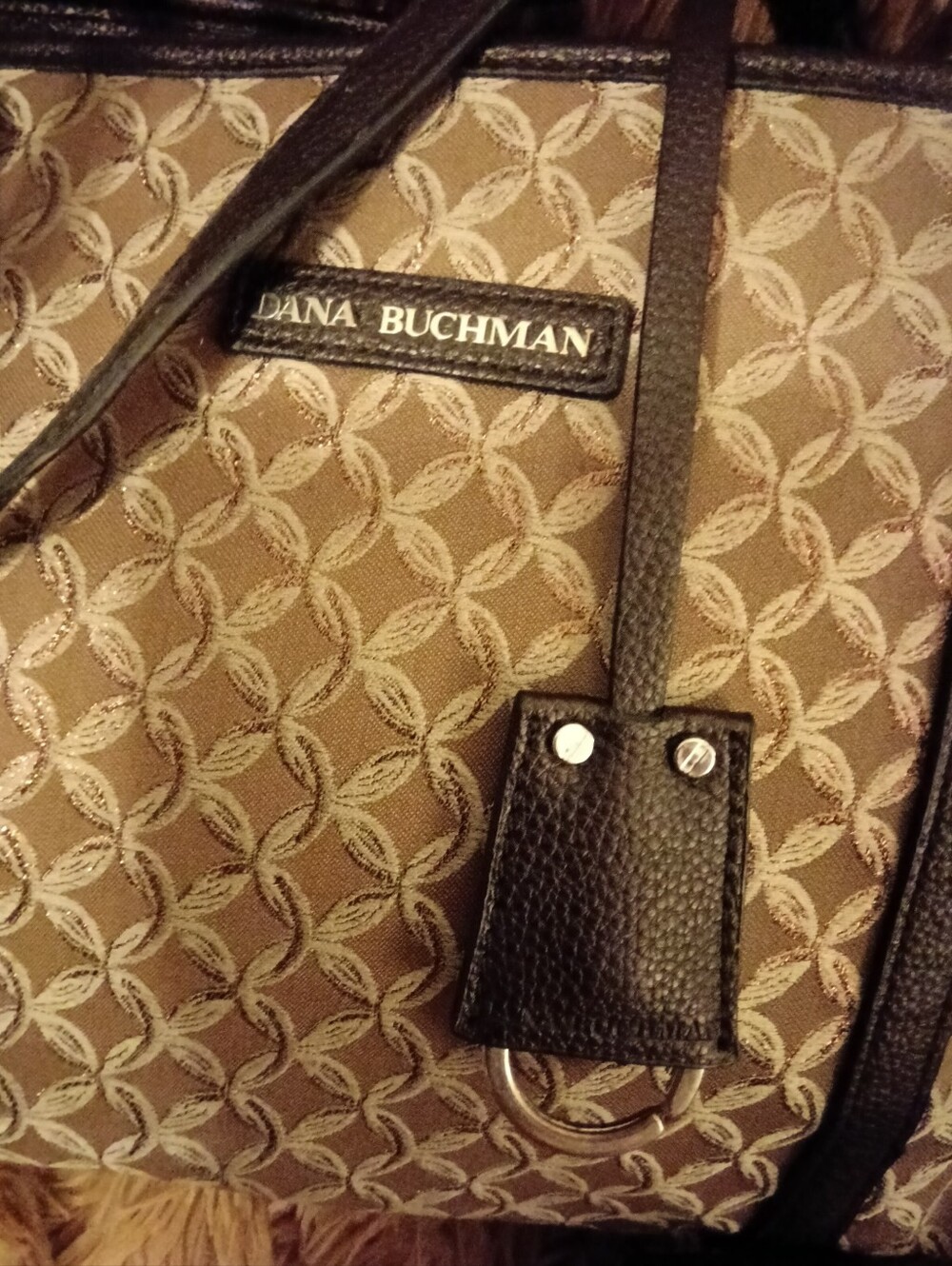 Dana Buchman Tote Bag AND Matching Wallet - Picture 4 of 15
